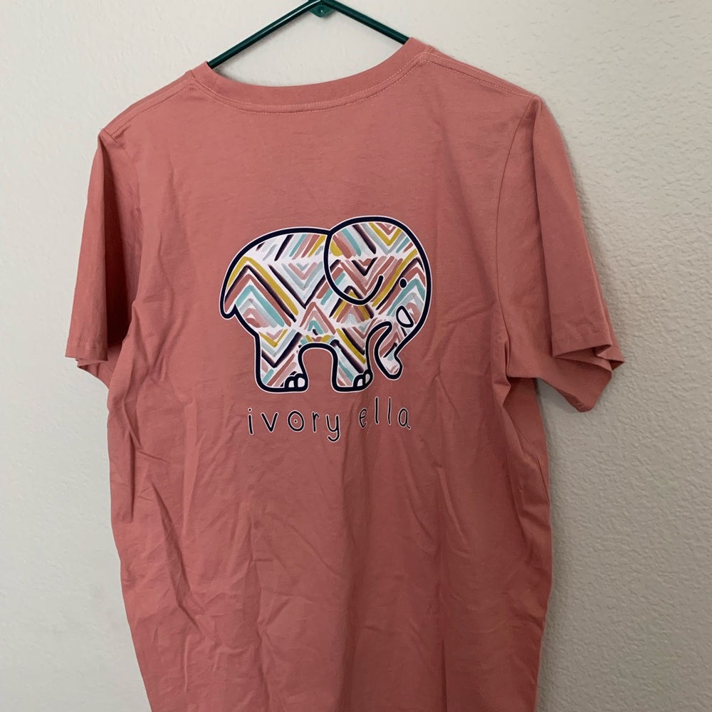 Ivory Ella Dusty Pink Pocket Tee